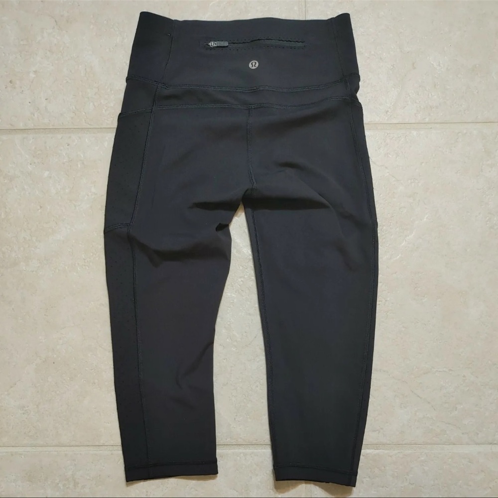 Lululemon Mind Over Miles Cropped 17” Legging Black Women’s Size 4